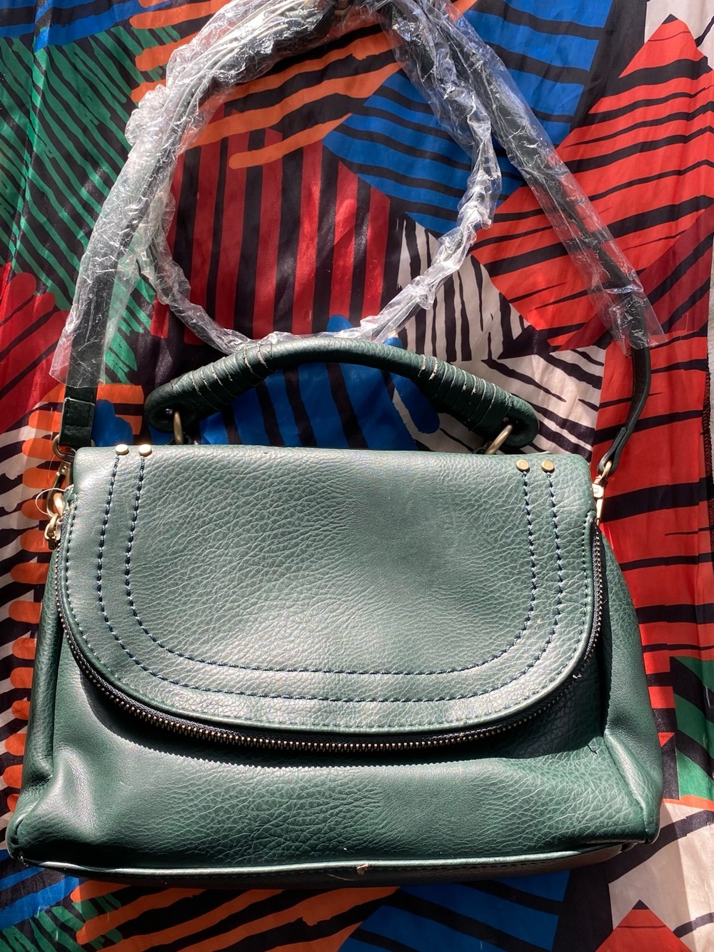 Retro ModCloth Hunter Green Satchel | Whimsigoth Shoulder Bag